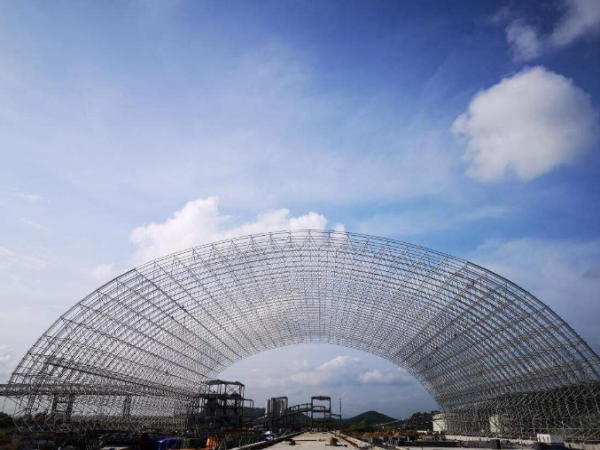 崇左煤棚网架加工厂案例