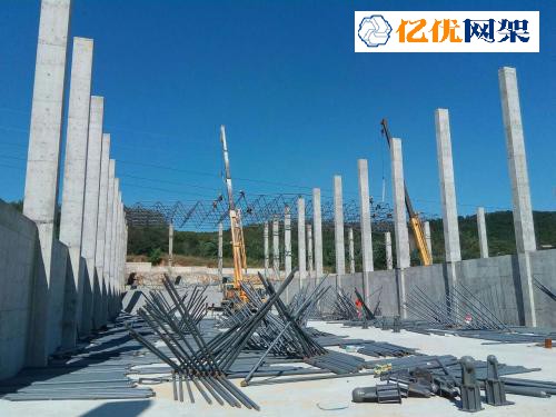崇左料棚网架设计
